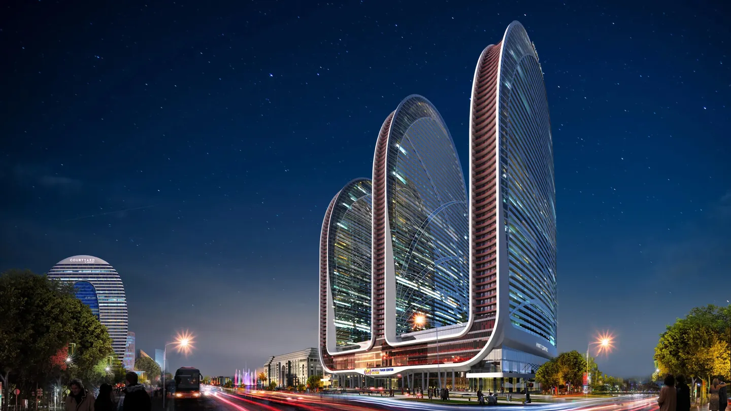 Alliance Centropolis bei Nacht, Visualisierung