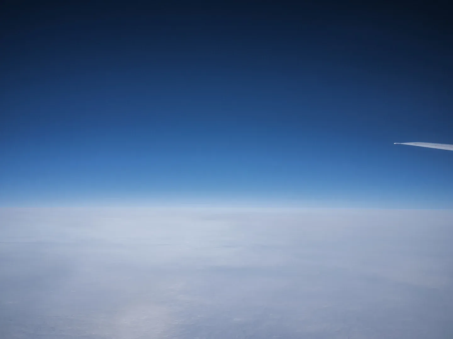 Erdkrümmung und Himmel, Bildmotiv der Präsentation